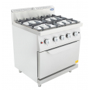 4BO-2 FOUR BURNER WITH OVEN